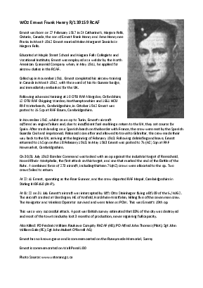 A preview of a PDF biography for Henry, Ernest Frank